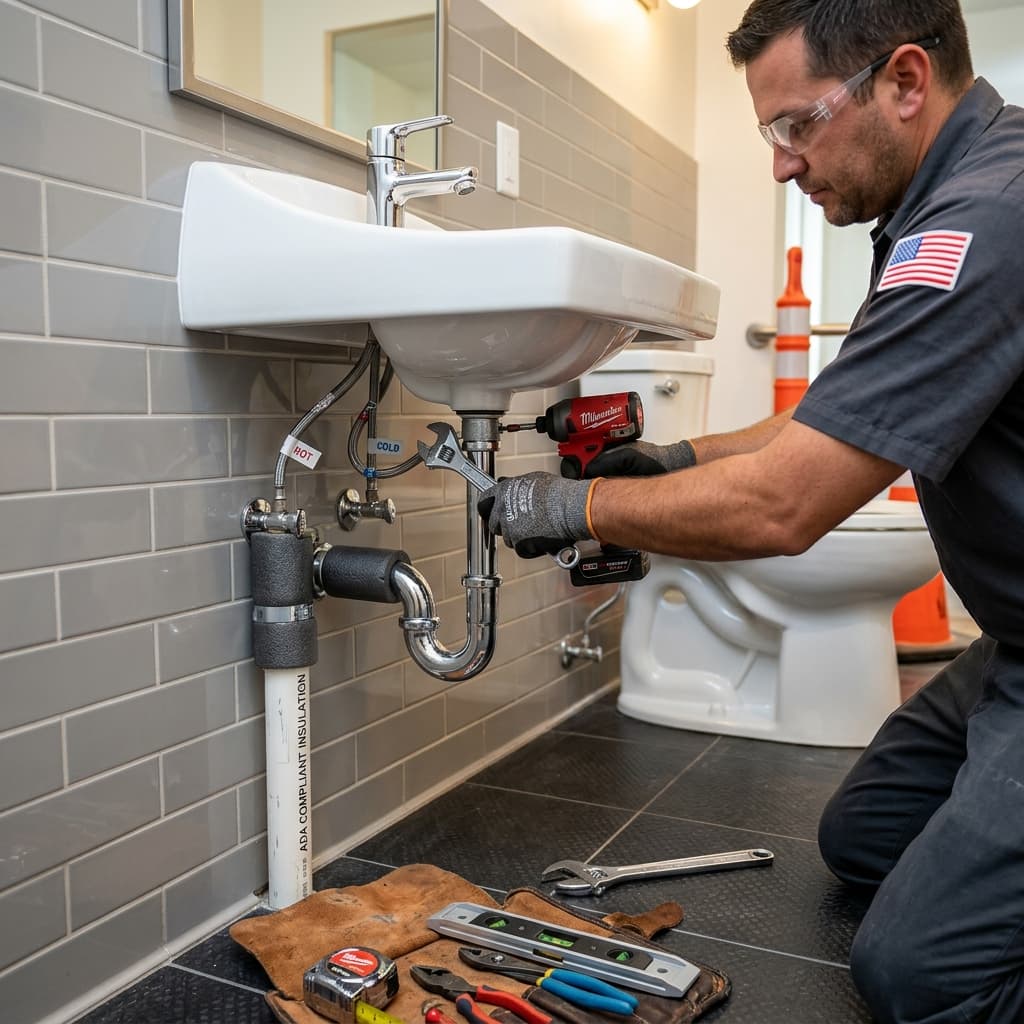 Accessible Lavatory and Sink Requirements — C-36 exam visual