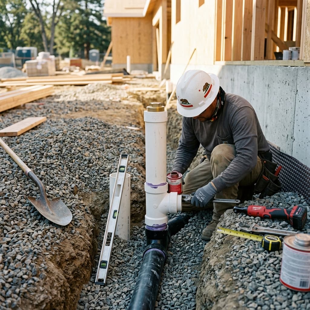Primary Cleanout Installation Requirements — C-36 exam visual