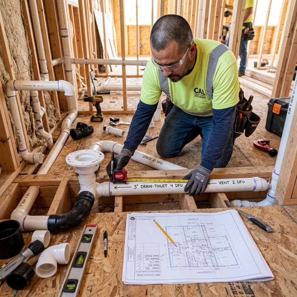 The Fixture Unit Method: Foundation of DWV Calculations — C-36 exam visual