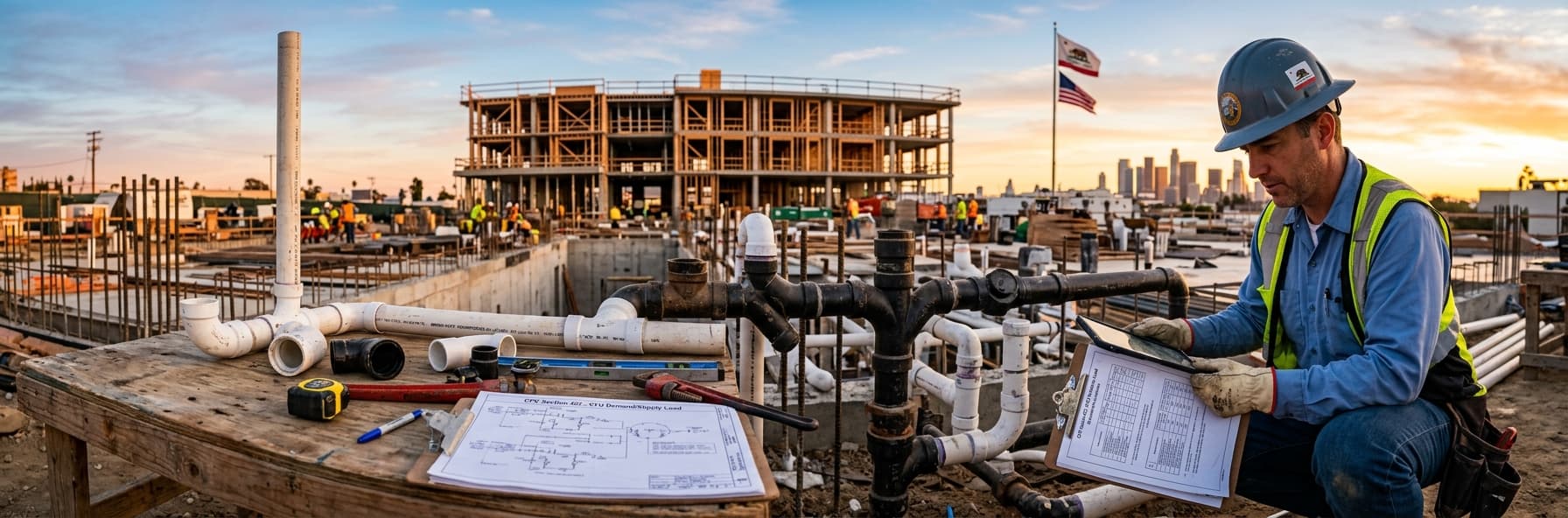 Combination Fixture Unit Demand vs Supply Load: Critical CPC Section 422 Calculations for C-36 Exam Success — featured header image for C-36 exam study guide