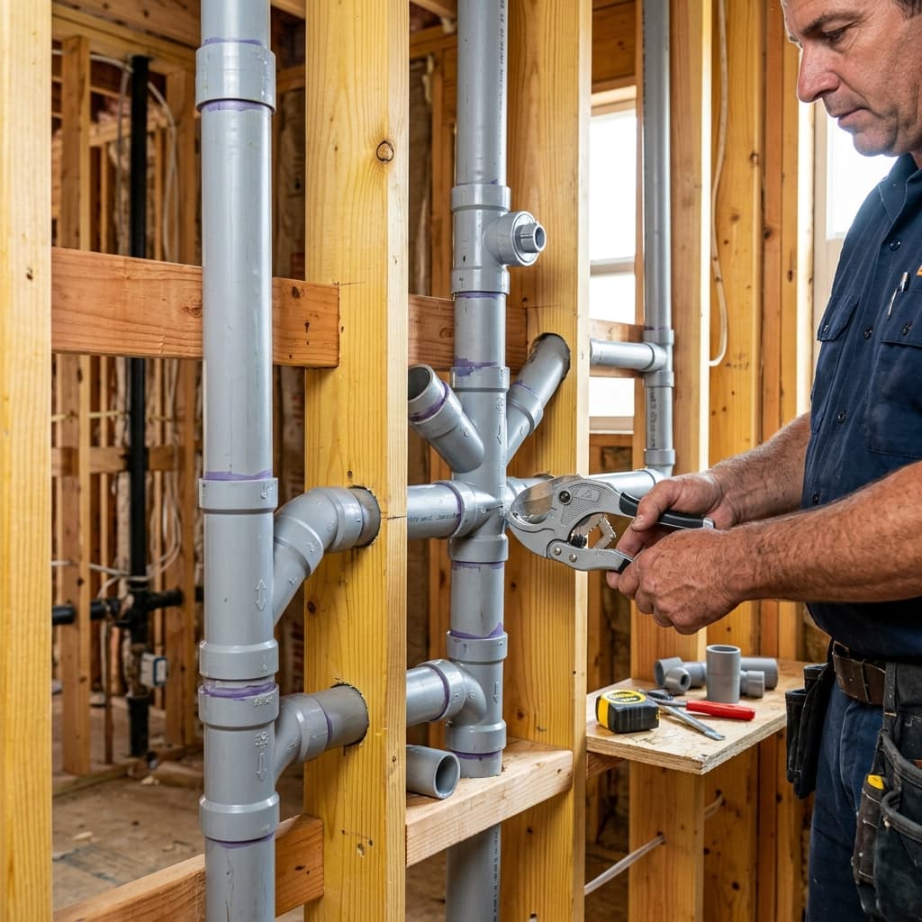 What Are Combination Waste and Vent Systems? — C-36 exam visual