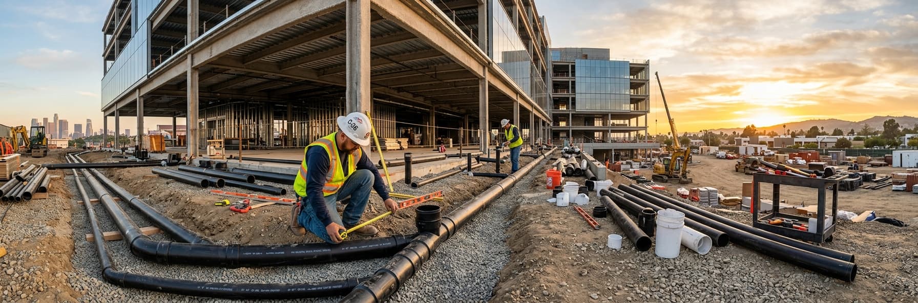 CPC Section 403 Complete Drainage System Design: Sizing Sanitary Sewers and Building Drains for C-36 Exam Success — featured header image for C-36 exam study guide