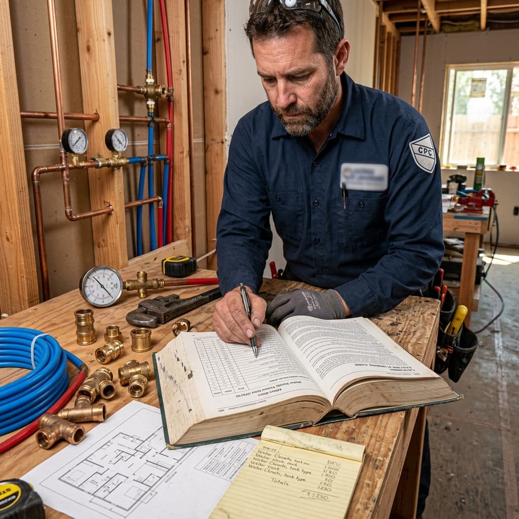 Understanding Fixture Units Under CPC Section 403 — C-36 exam visual