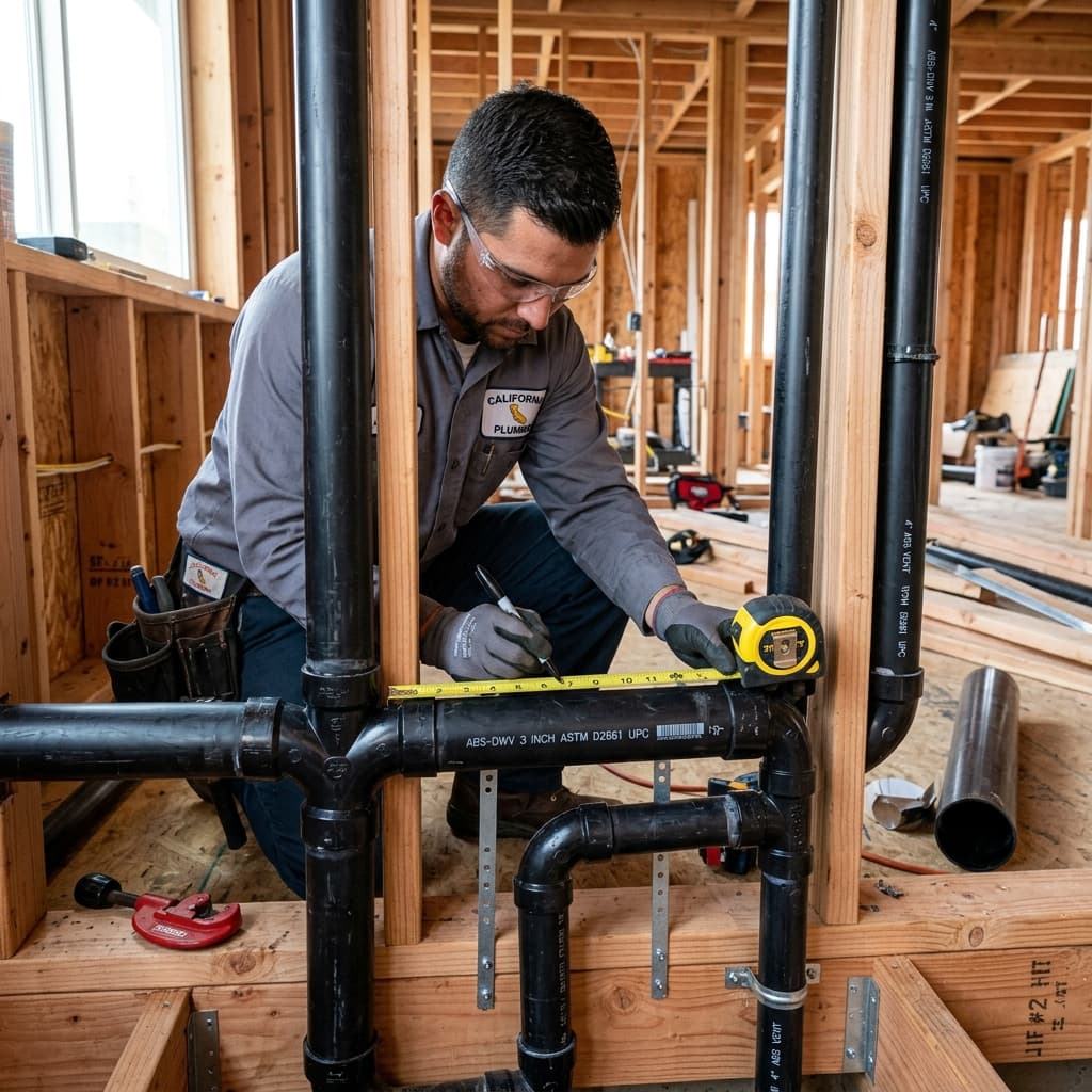 CPC Section 403 Drainage System Sizing Requirements — C-36 exam visual