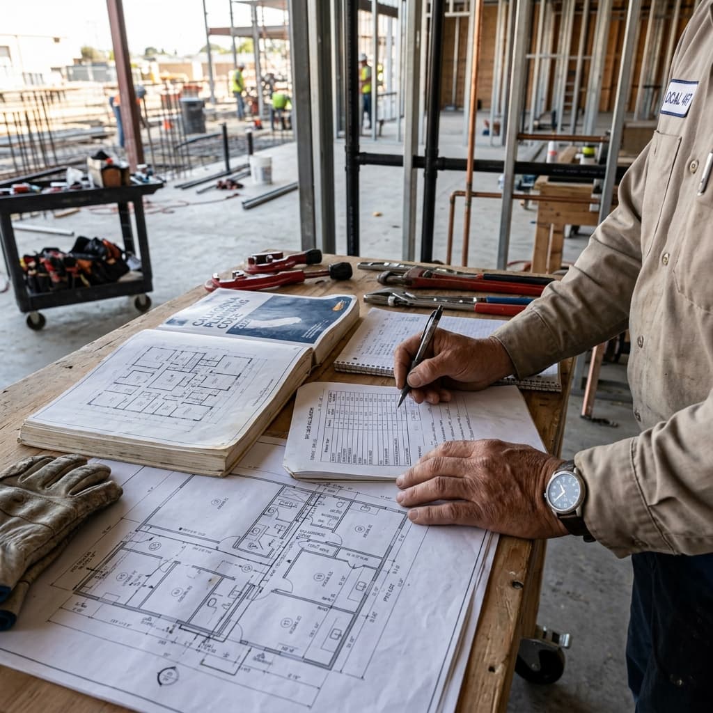 Fixture Unit Load Calculations: The Foundation — C-36 exam visual