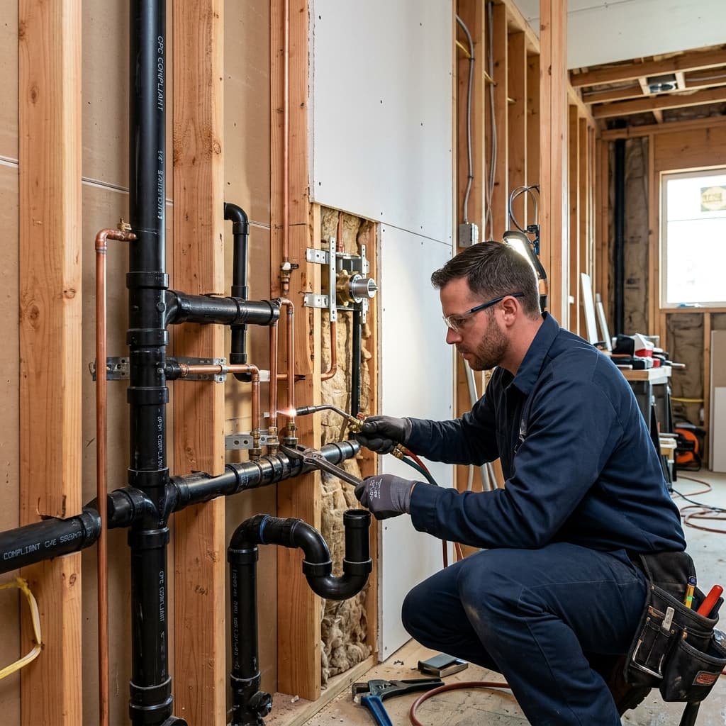 CPC Section 406-407 Fixture Connection Requirements and Rough-In Specifications for C-36 Exam Success — carousel title card