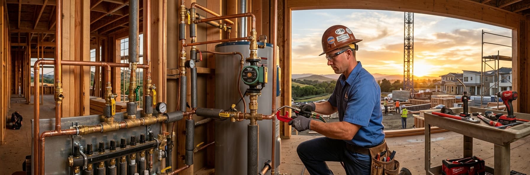 CPC Section 422 Hot Water Distribution and Recirculation System Design for C-36 Exam Success — featured header image for C-36 exam study guide