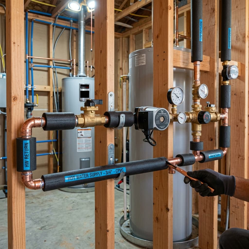 Hot Water Supply System Requirements (CPC 422.1) — C-36 exam visual