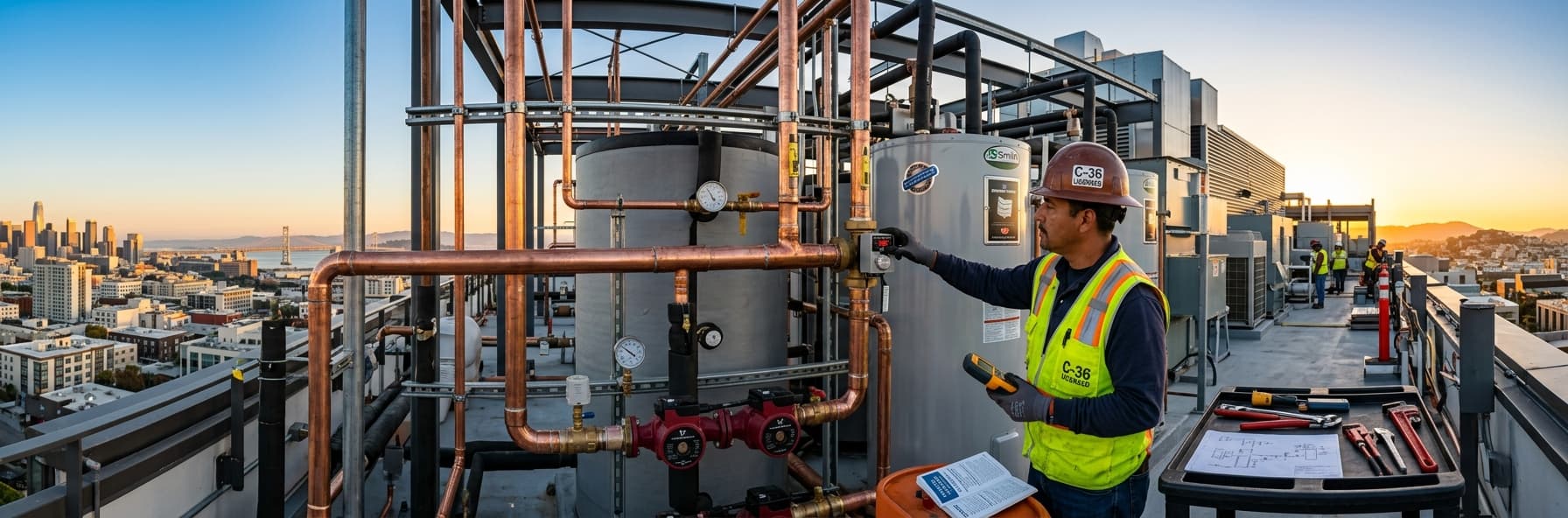CPC Section 422 Hot Water System Design and Temperature Control Requirements for C-36 Exam Success — featured header image for C-36 exam study guide