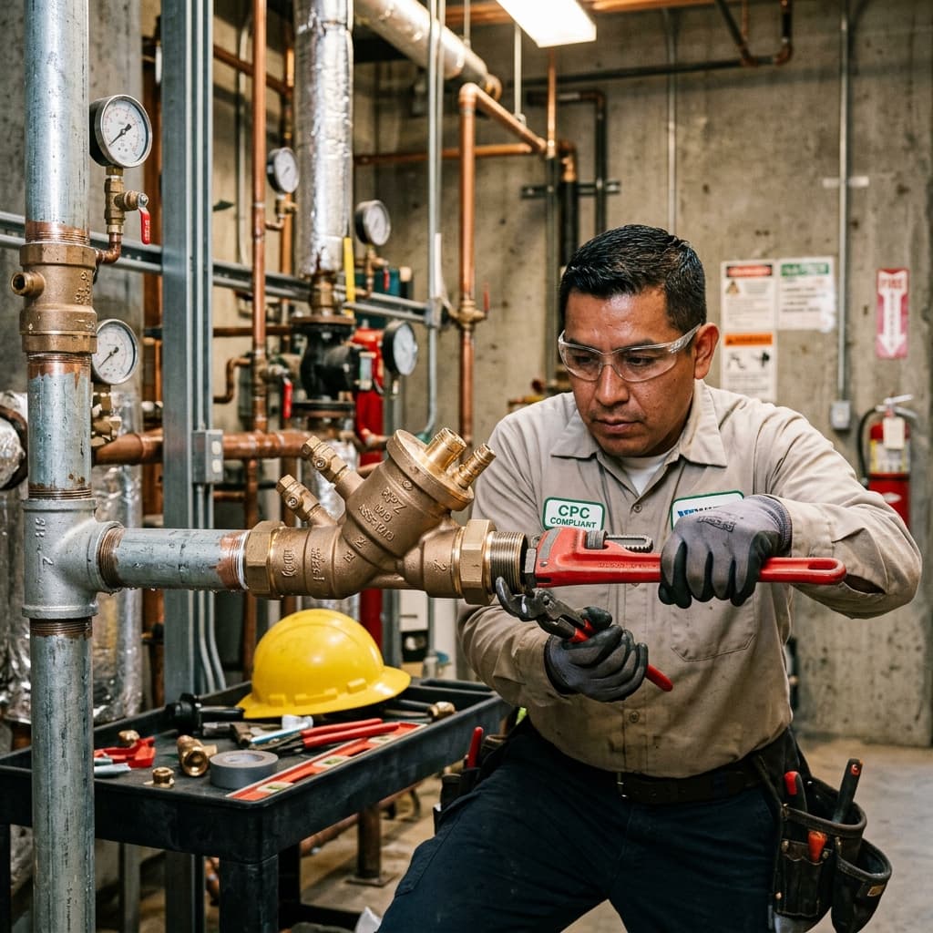 Backflow Prevention Requirements CPC 422: Comprehensive Coverage — C-36 exam visual