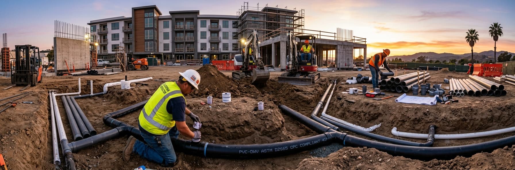Drainage Pipe Material Selection and Installation: CPC Section 422 Requirements for C-36 Exam Success