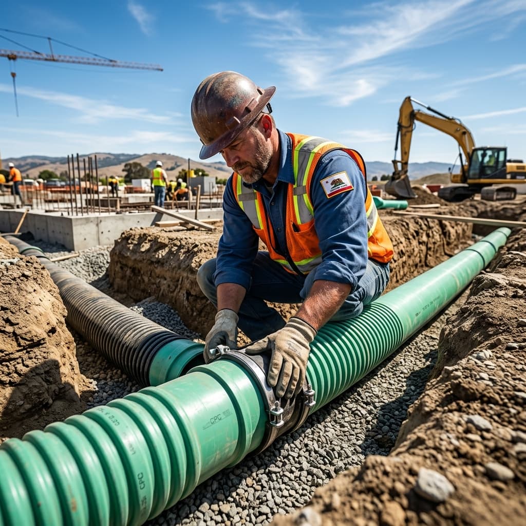 Drainage Pipe Material Selection and Installation: CPC Section 422 Requirements for C-36 Exam Success — carousel title card