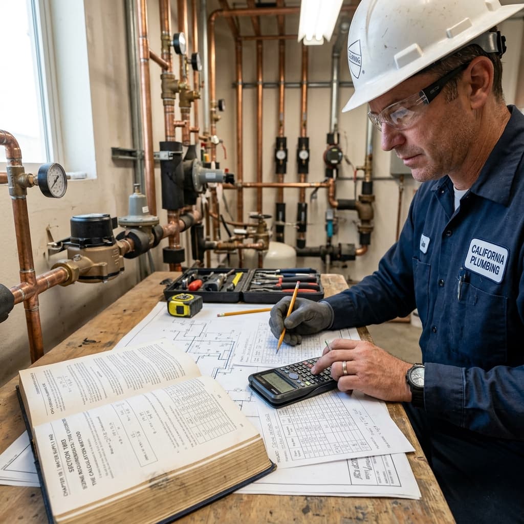 CPC Section 1003 Sizing Requirements: The Calculation Method — C-36 exam visual
