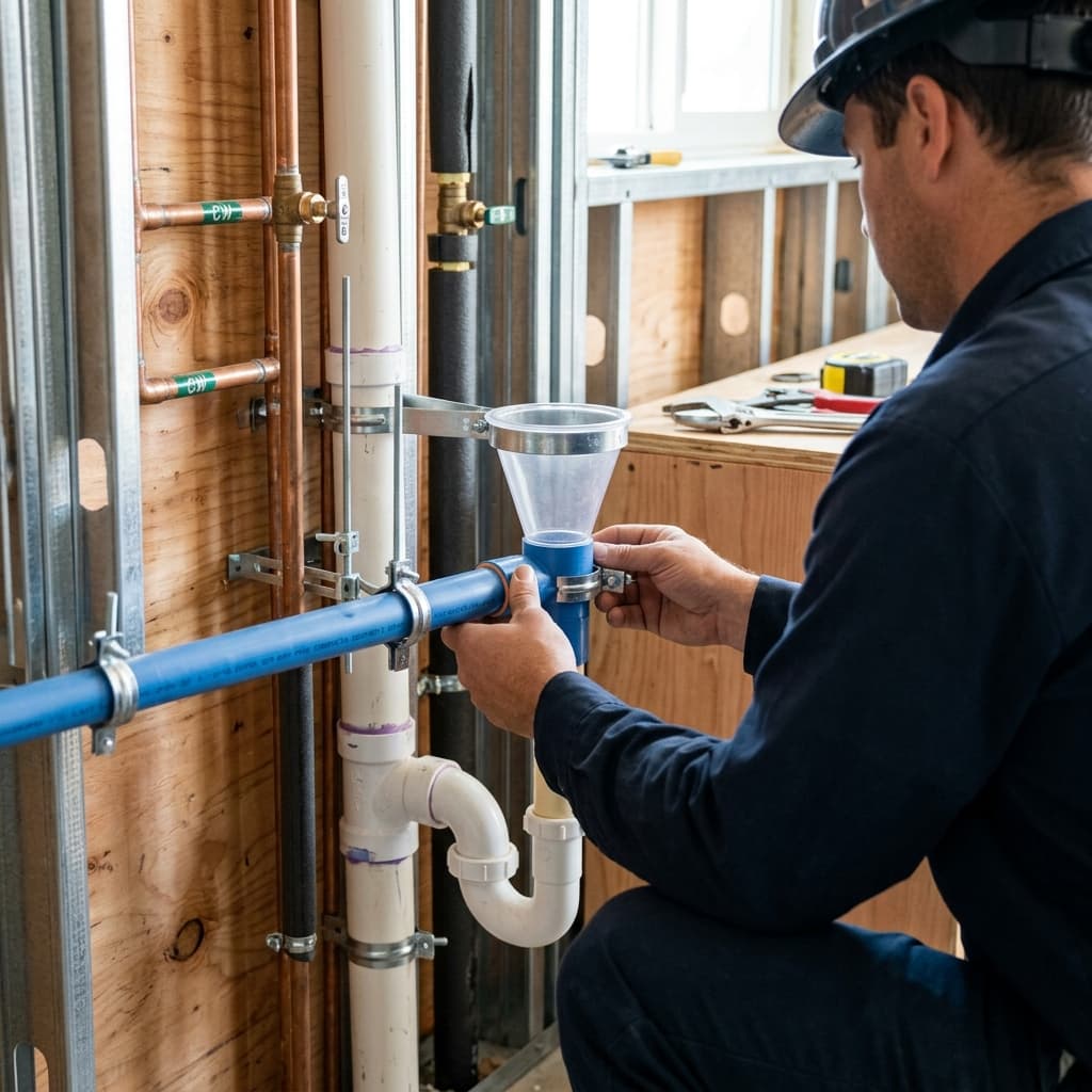 Installation Requirements for Indirect Waste Connections — C-36 exam visual