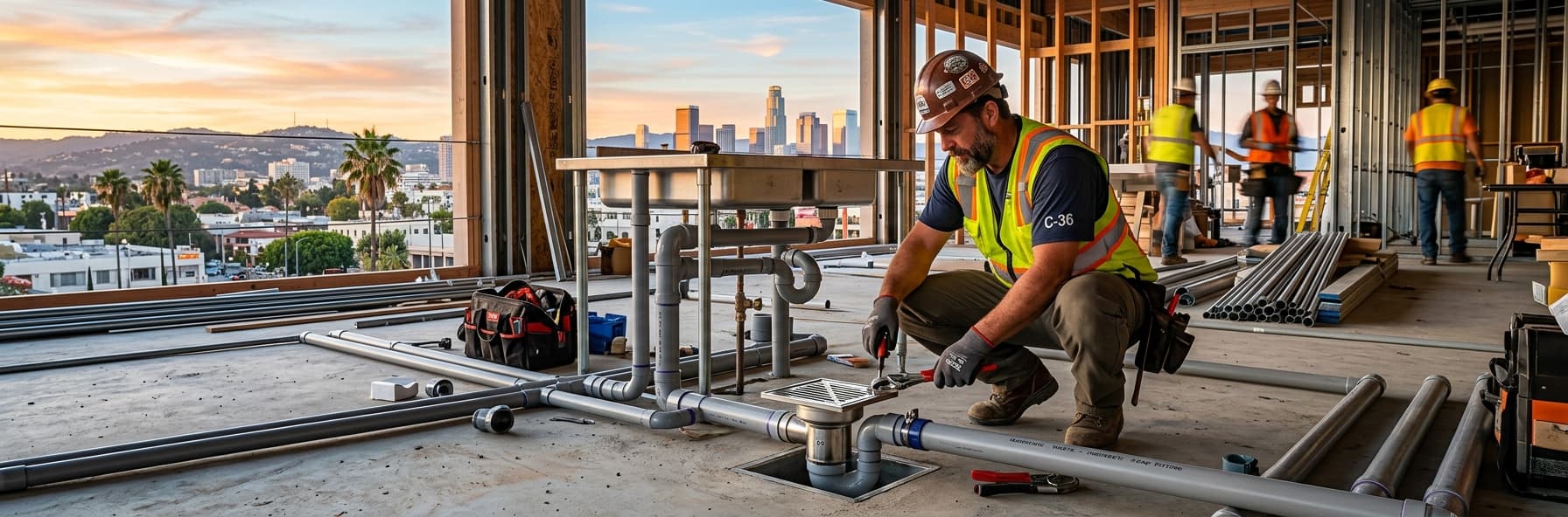 Indirect Waste Pipe Installation and Fixture Connection Requirements for C-36 Exam Success — featured header image for C-36 exam study guide