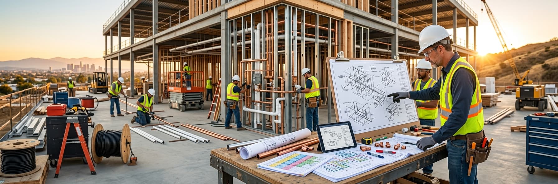 Isometric Drawing Interpretation and Plumbing System Layout for C-36 Exam Success