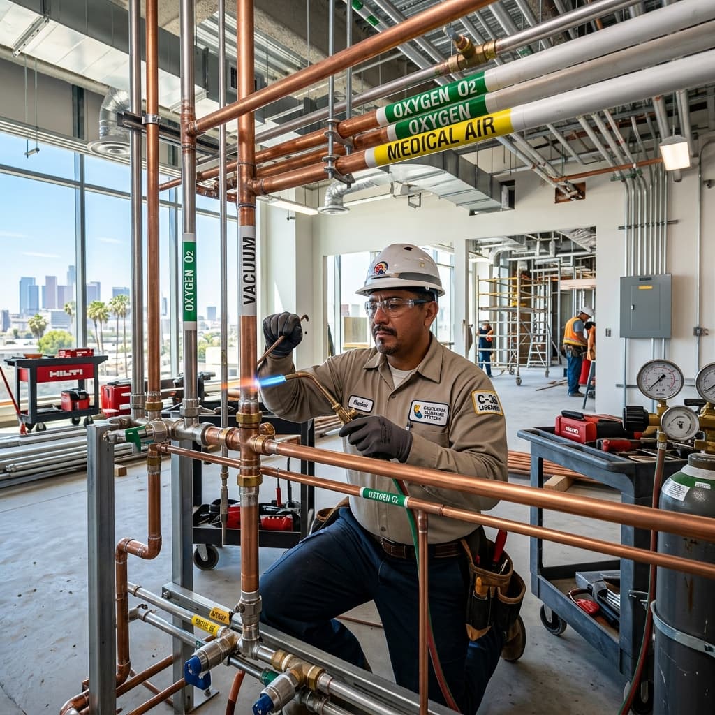 Medical Gas and Specialty Piping Systems: CPC Section 422 Requirements for C-36 Exam — carousel title card