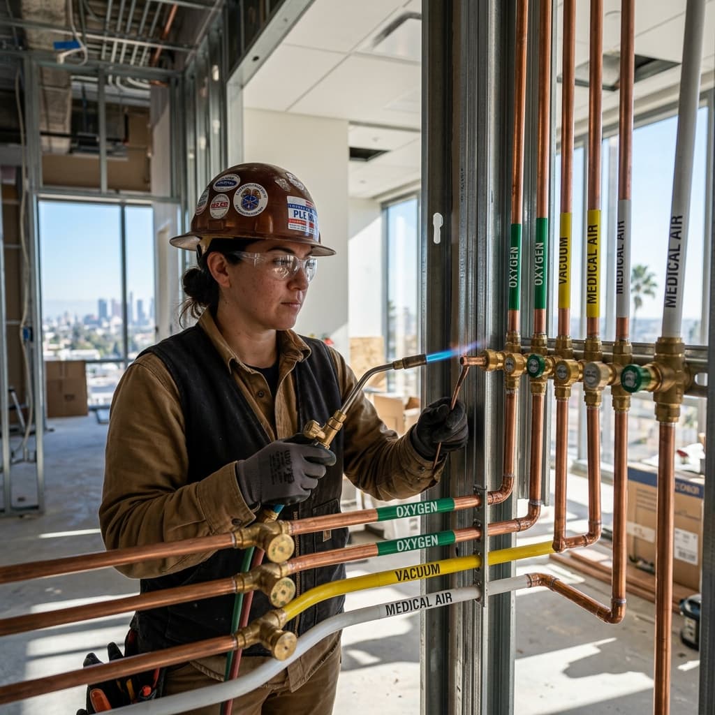 Medical Gas and Specialty Piping Systems: CPC Section 422 Installation Standards for C-36 Exam — carousel title card