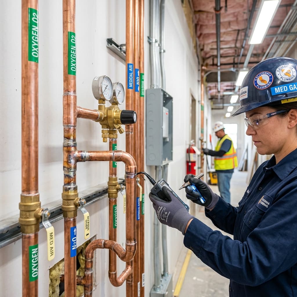 CPC Medical Gas Requirements — C-36 exam visual