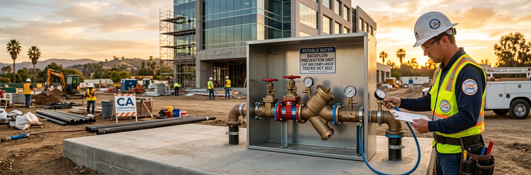 Potable Water System Backflow Prevention and Cross-Connection Control: CPC Section 608 Compliance