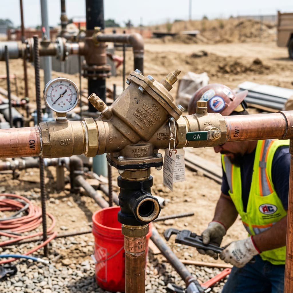 Understanding Backflow and Its Dangers — C-36 exam visual