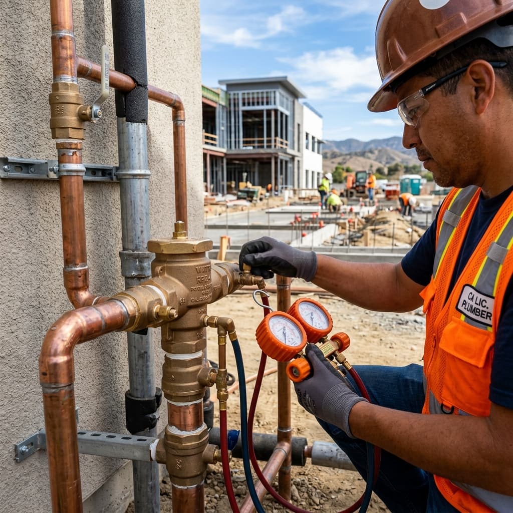 Potable Water System Pressure Regulation and Backflow Prevention Device Testing Requirements — carousel title card