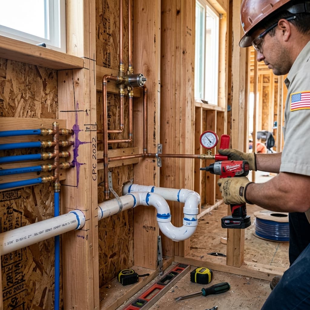 Understanding Rough-In Inspection Requirements in California — C-36 exam visual