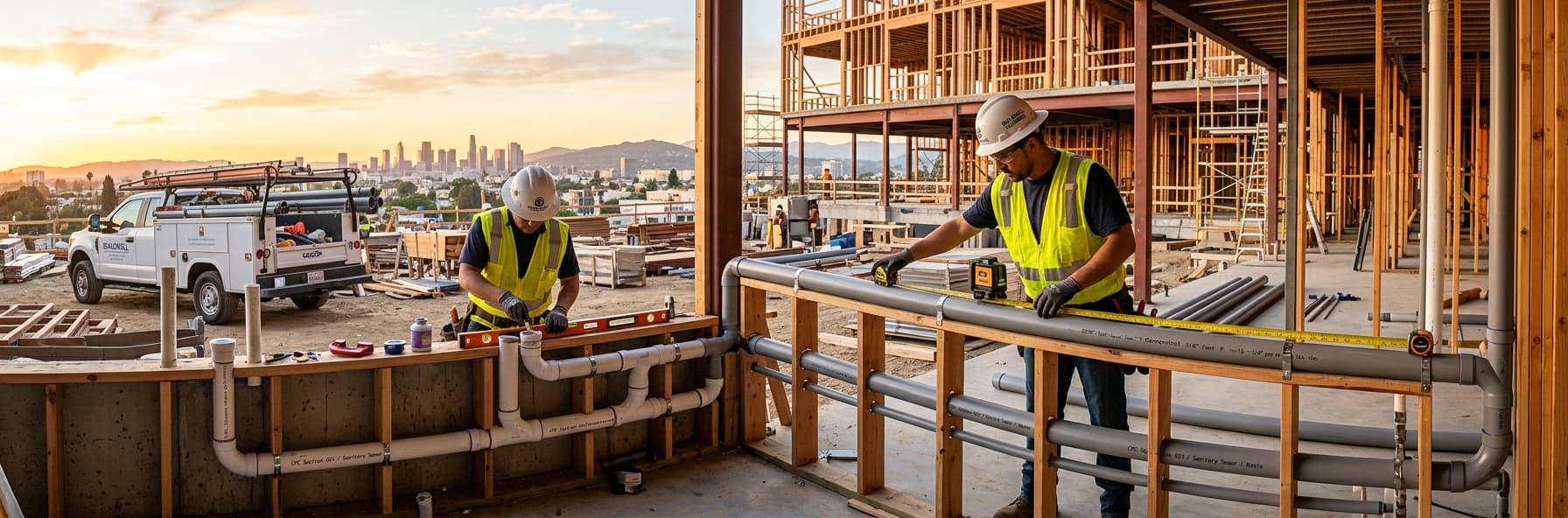 Sanitary Drainage System Design: CPC Section 403 Pipe Sizing and Slope Requirements
