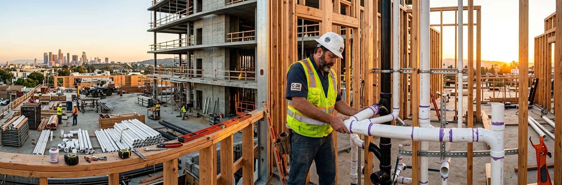 Sanitary Drainage System Design: CPC Section 403 Sizing and Installation Best Practices for C-36 Exam Success — featured header image for C-36 exam study guide