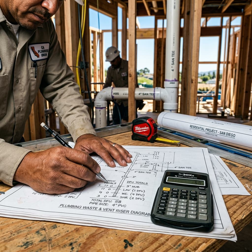 Fixture Unit Calculations: The Foundation of Sizing — C-36 exam visual