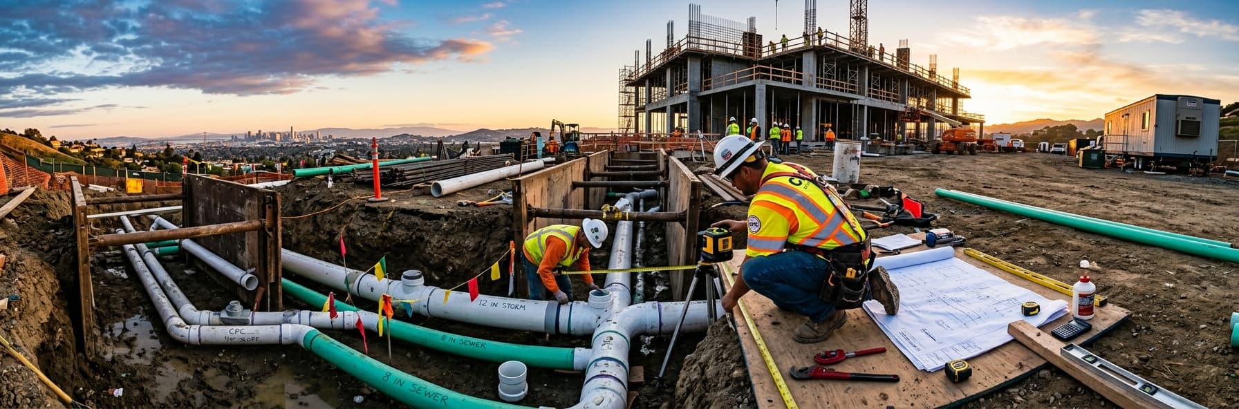 Storm Drain and Building Sewer Sizing: CPC Section 422 Requirements and Exam Calculations