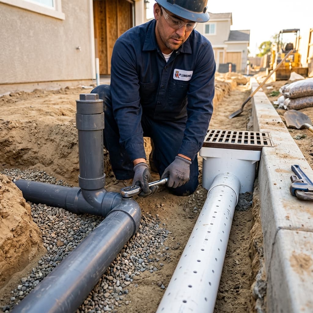 Building Sewer vs. Storm Drain: Key Distinctions — C-36 exam visual