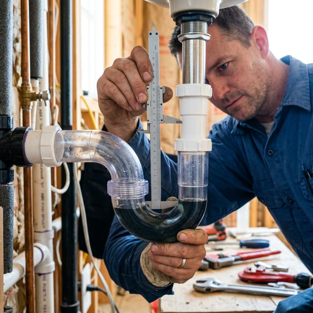 CPC Section 422.2: Trap Seal Depth Requirements — C-36 exam visual
