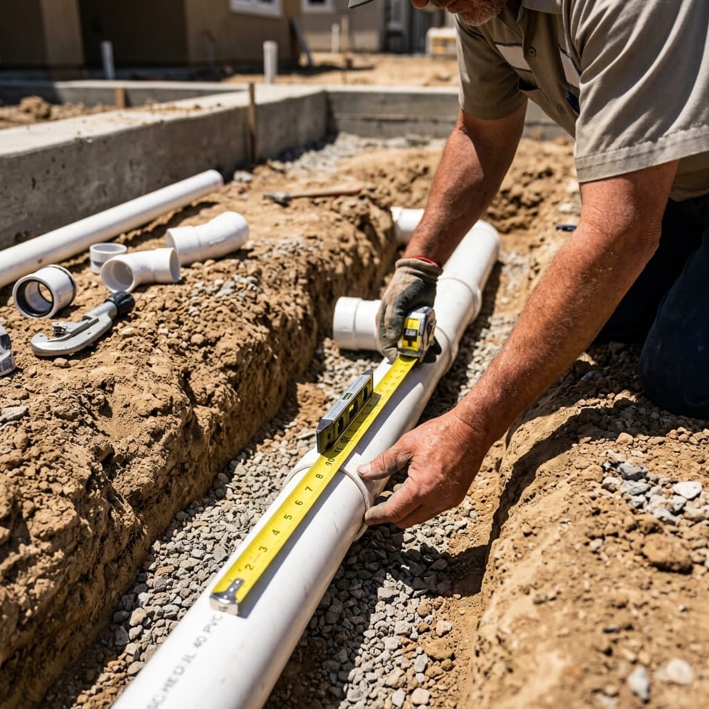 Sizing Requirements for Underground Building Sewers — C-36 exam visual