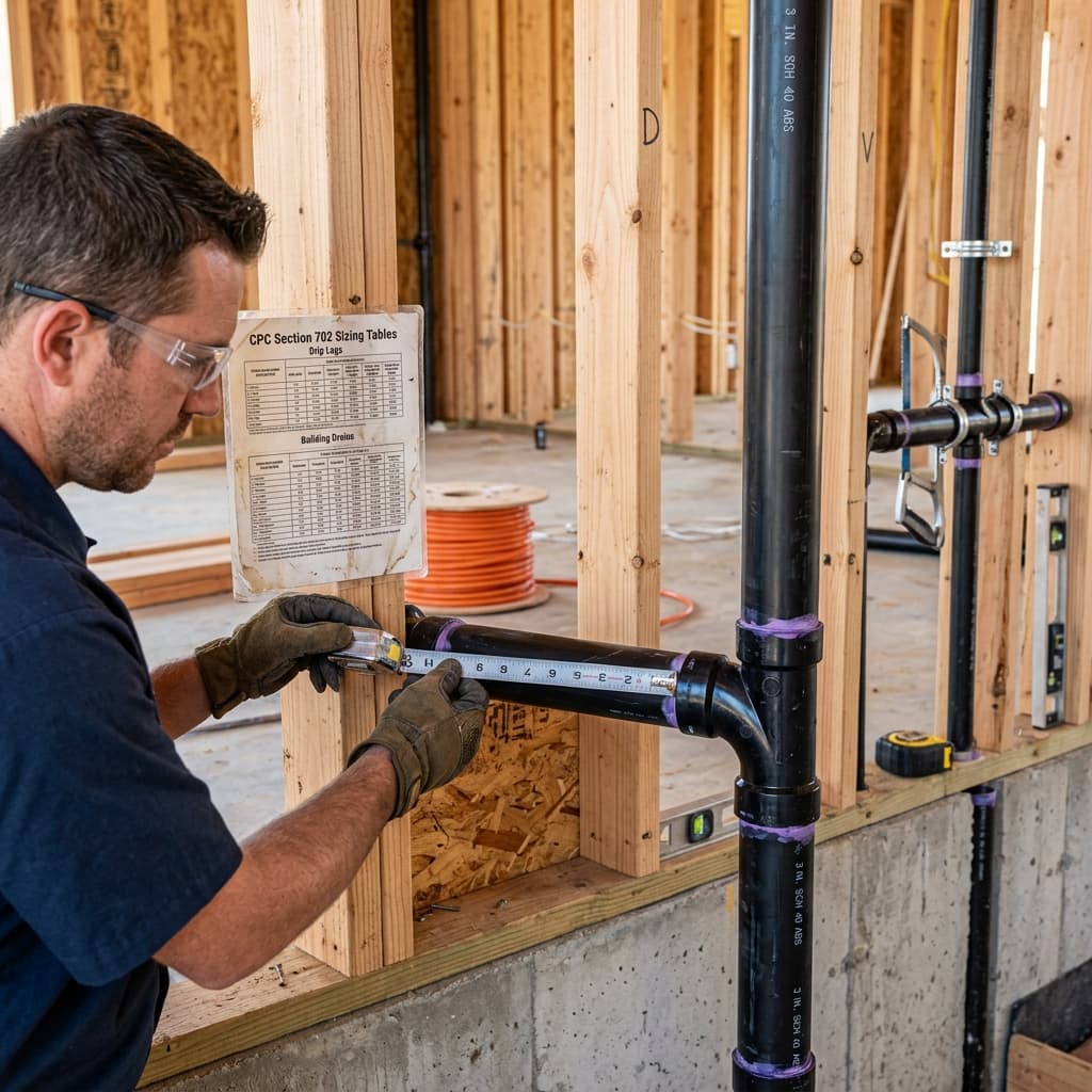 CPC Section 702 Sizing Table Requirements — C-36 exam visual