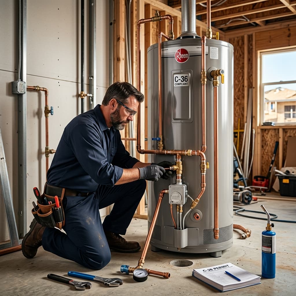 Water Heater Capacity Sizing and Temperature/Pressure Relief Valve Requirements for C-36 Compliance — carousel title card