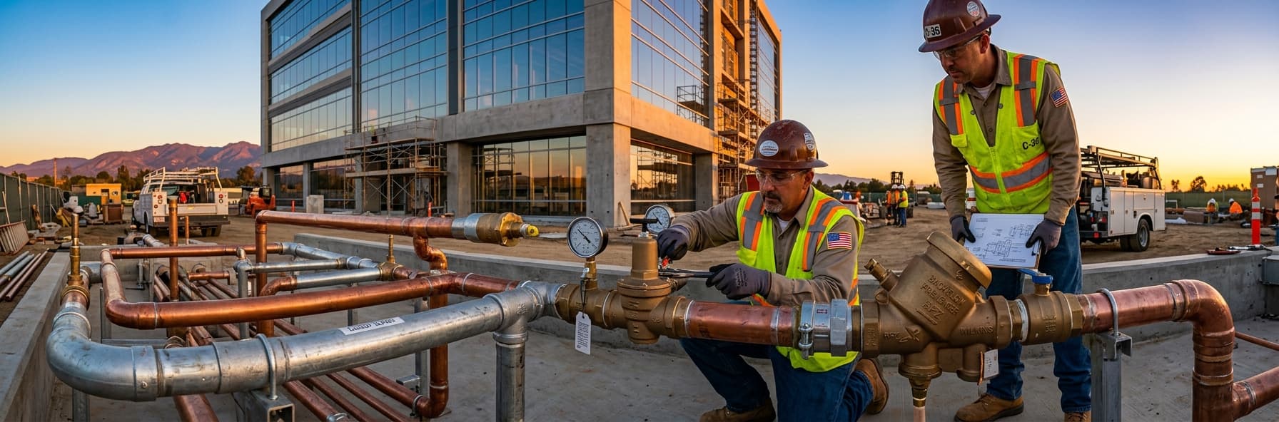 Water Supply System Design: Pressure Regulation and Backflow Prevention for C-36 Exam Success